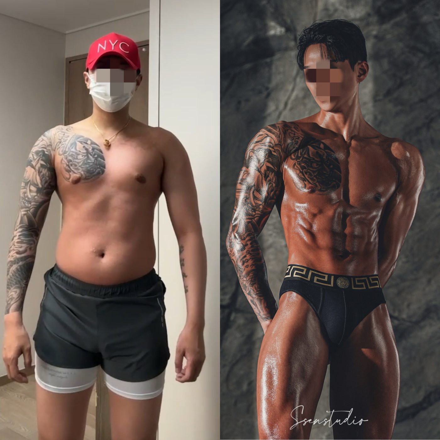 라이칸짐 회원 비포 애프터 5